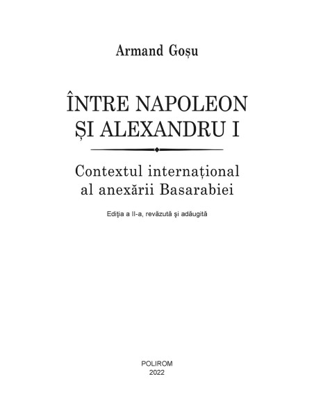 Între Napoleon și Alexandru I