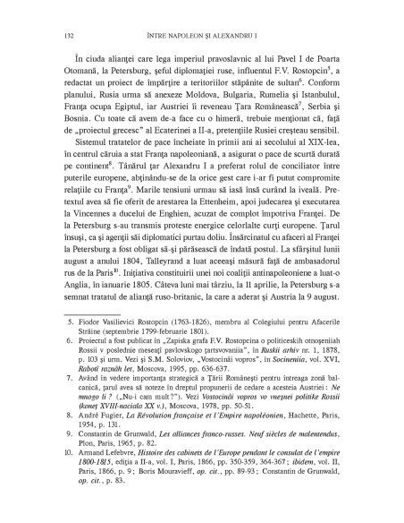 Între Napoleon și Alexandru I