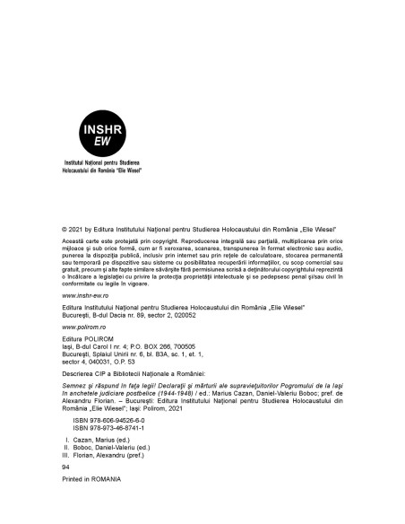 Semnez şi răspund în faţa legii!