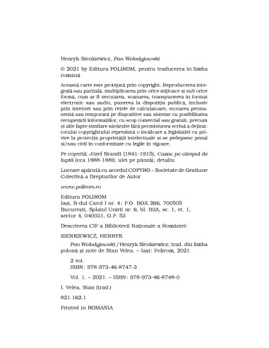 Pan Wołodyjowski. Vol. I+II 