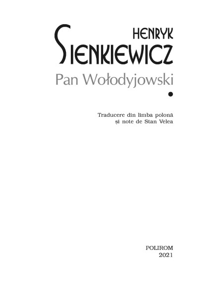 Pan Wołodyjowski. Vol. I+II 