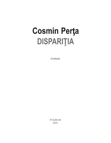Dispariţia