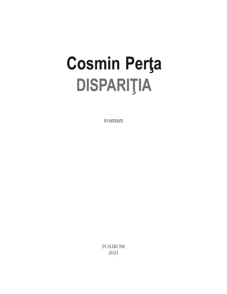Dispariţia