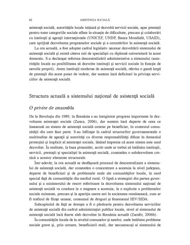 Asistenţa socială Asistenţa socială