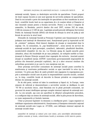 Asistenţa socială Asistenţa socială