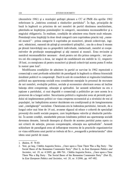 Construcţii şi deconstrucţii de-a lungul unui secol. Istoriile Partidului Comunist