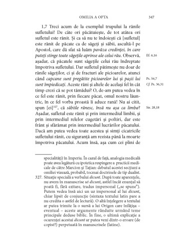 Omilii și adnotări la Numere.... Omilii și adnotări la Numere....