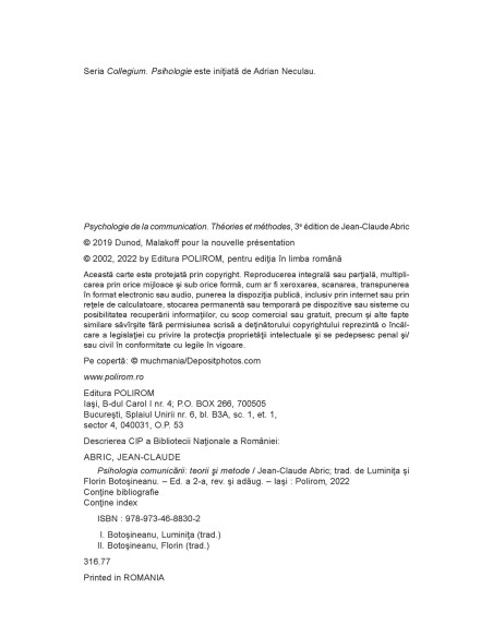 Psihologia comunicării 