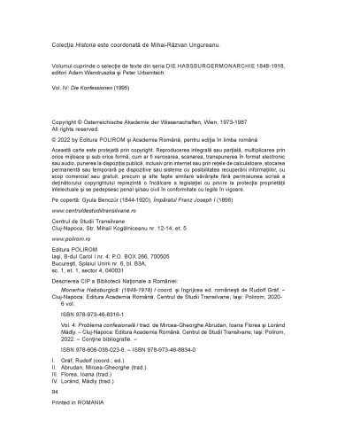 Monarhia Habsburgică (1848-1918) (IV)