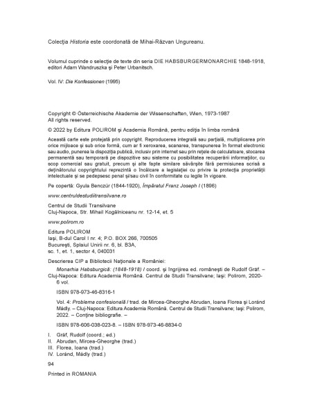 Monarhia Habsburgică (1848-1918) (IV)