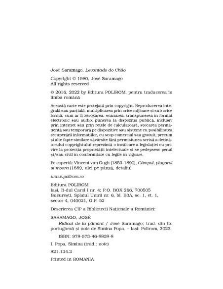 Ridicat de la pământ 