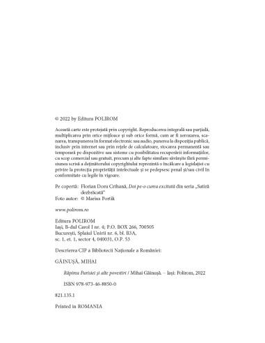Răpirea Parisiei şi alte povestiri Răpirea Parisiei şi alte povestiri