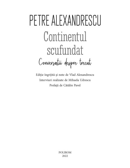 Continentul scufundat