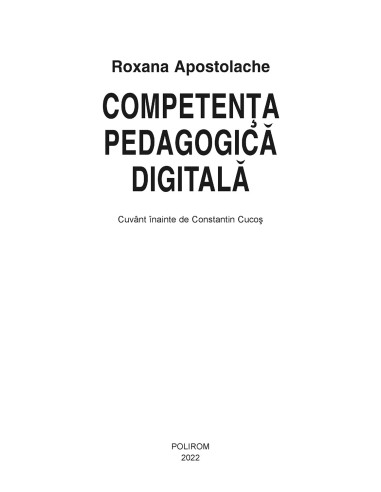 Competenţa pedagogică digitală