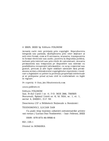 Cu puţin timp înaintea coborârii... Cu puţin timp înaintea coborârii...