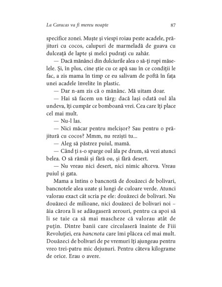 La Caracas va fi mereu noapte