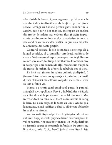 La Caracas va fi mereu noapte