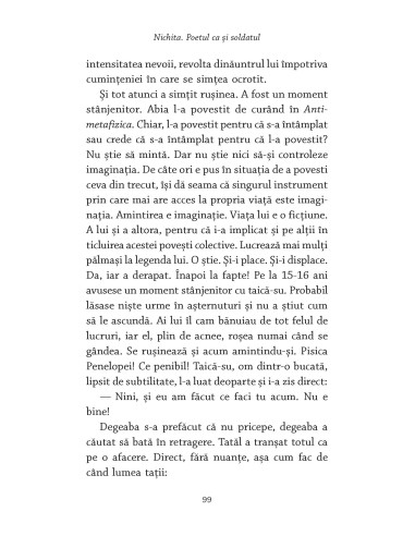 Nichita. Poetul ca şi soldatul Nichita. Poetul ca şi soldatul