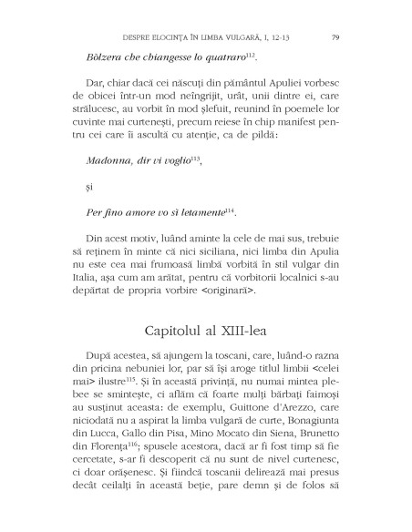 Despre elocinţa în limba vulgară