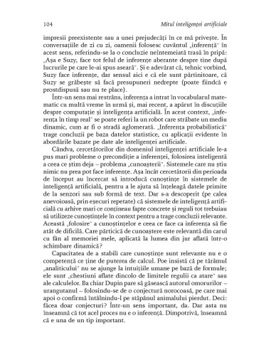 Mitul inteligenţei artificiale Mitul inteligenţei artificiale