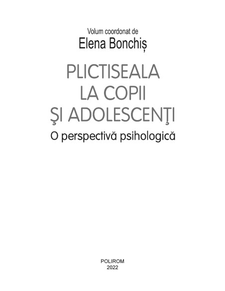 Plictiseala la copii şi adolescenţi