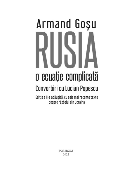 Rusia, o ecuaţie complicată