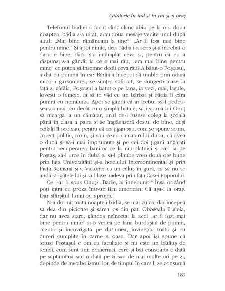 Călătorie în iad și în rai și-n oraș