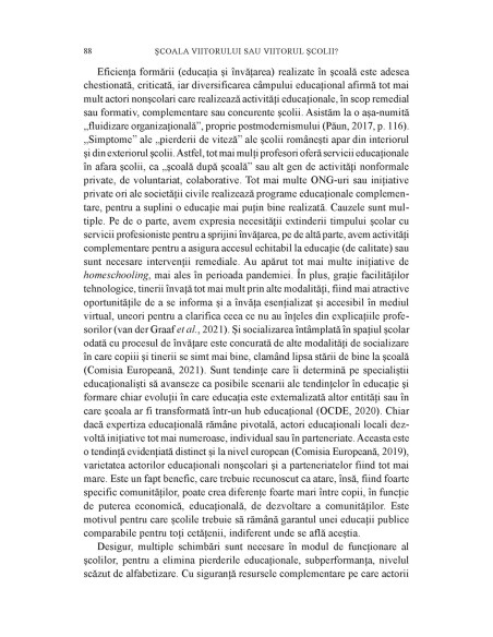 Şcoala viitorului sau viitorul şcolii?