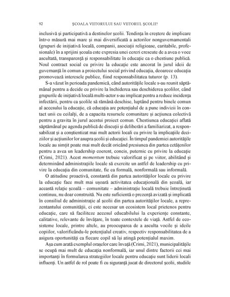 Şcoala viitorului sau viitorul şcolii?