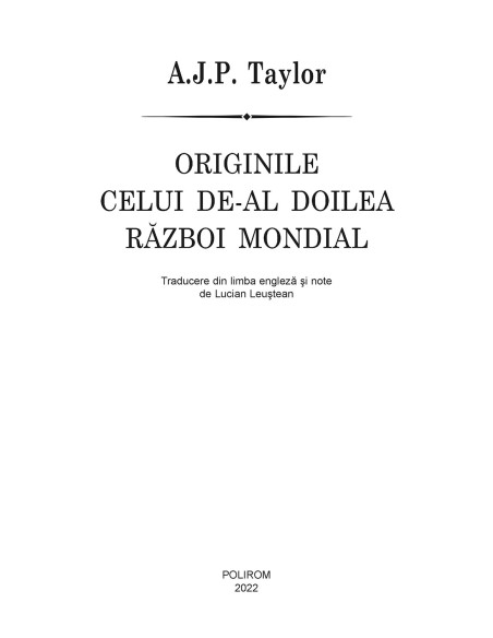 Originile celui de-al Doilea Război Mondial