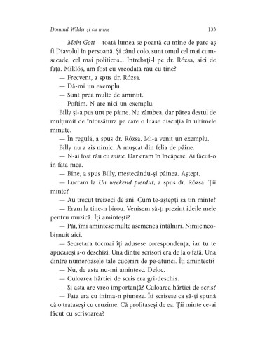 Domnul Wilder şi cu mine