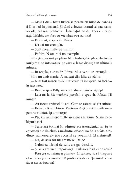 Domnul Wilder şi cu mine