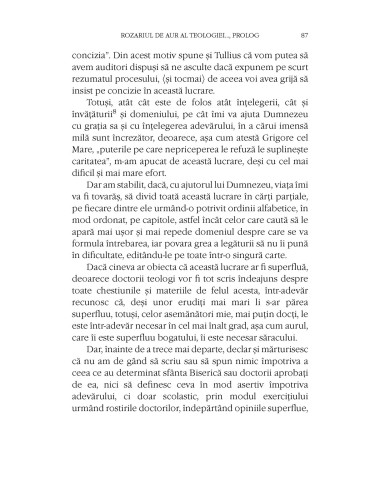 Rozariul de aur al teologiei. Prolog 