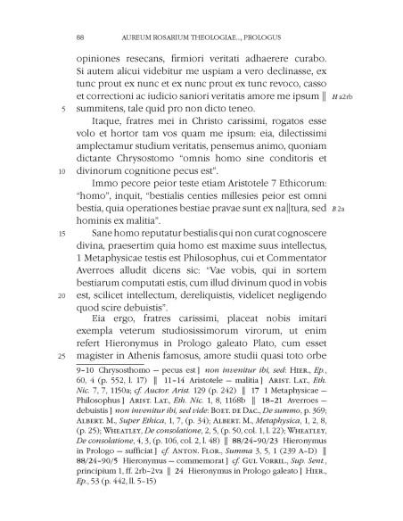 Rozariul de aur al teologiei. Prolog 