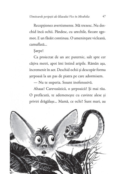 Uimitoarele peripeţii ale liliacului Vico în Mirabelia