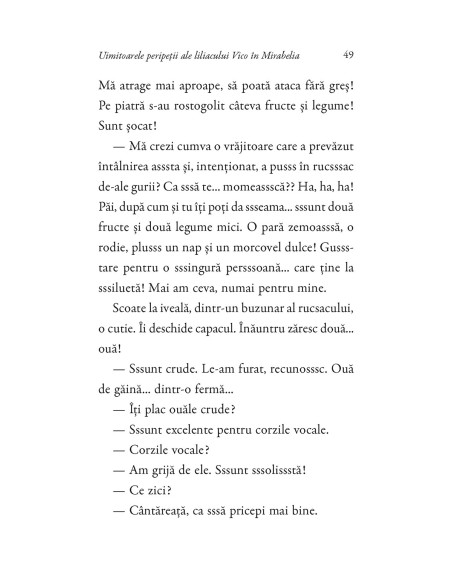 Uimitoarele peripeţii ale liliacului Vico în Mirabelia