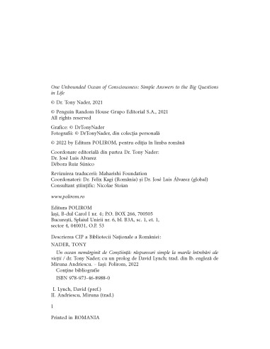 Un ocean nemărginit de Conștiință