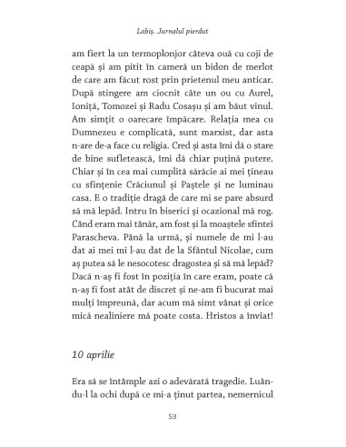 Labiş. Jurnalul pierdut