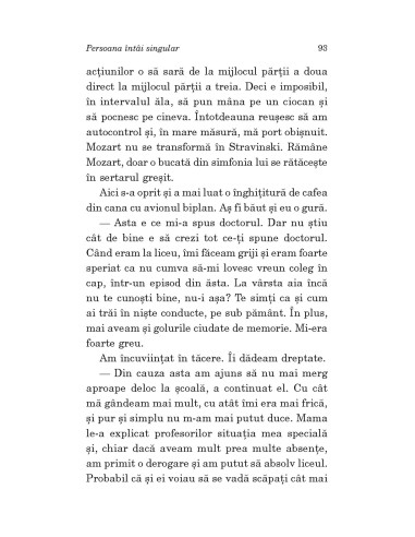 Persoana întâi singular