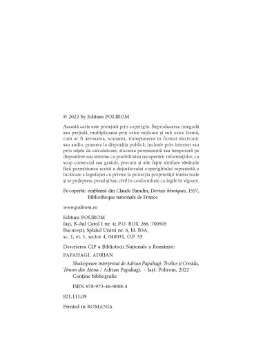 Shakespeare interpretat de Adrian...