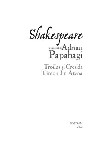 Shakespeare interpretat de Adrian...