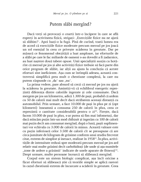 O istorie naturală a exerciţiului fizic