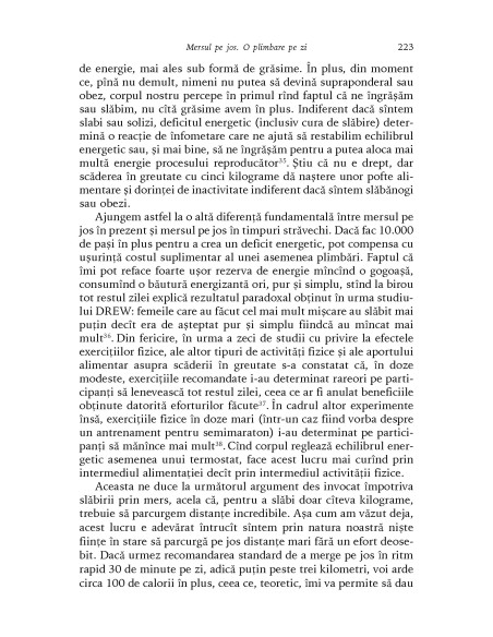 O istorie naturală a exerciţiului fizic
