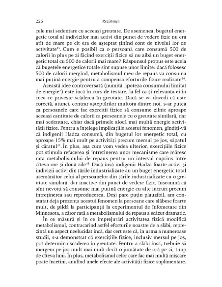 O istorie naturală a exerciţiului fizic