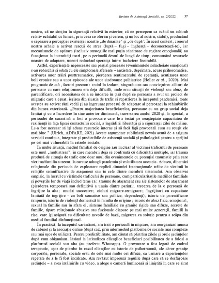 Revista de asistenţă socială. Nr. 2/2022