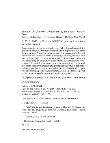 Confesiunile unui opioman englez Confesiunile unui opioman englez