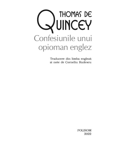 Confesiunile unui opioman englez