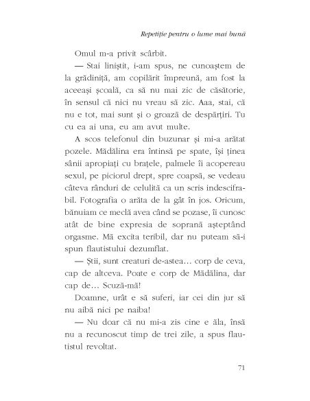 Repetiţie pentru o lume mai bună