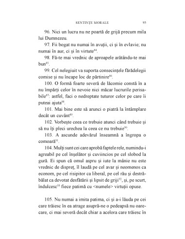 Sentințe morale  Sentințe morale