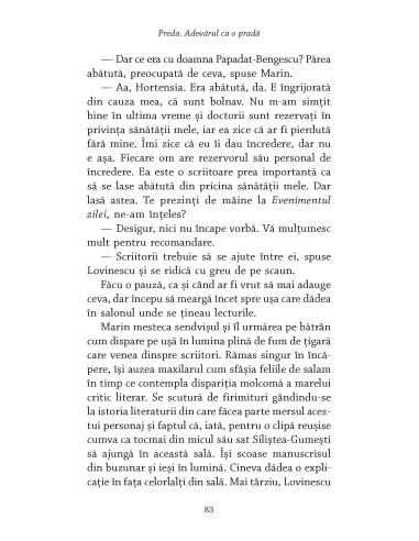 Preda. Adevărul ca o pradă